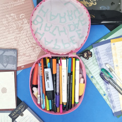 Estojo Harry Potter - Redondo PVC Cristal