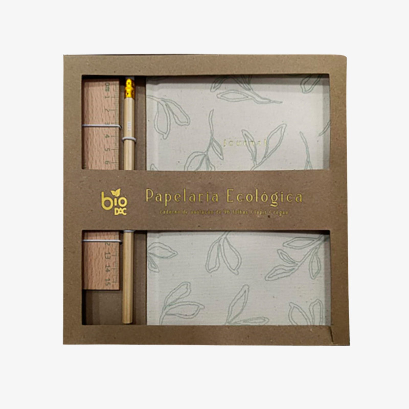 Kit Papelaria Ecológica: Bio Dac