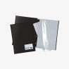 Pasta Catálogo 4 colchetes com visor com 20 envelopes finos