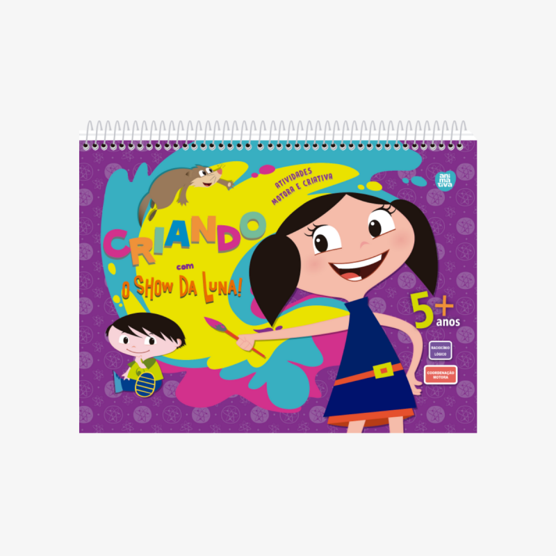 Caderno de Atividades Infantil: Coordenação Motora Luna 32 Fls