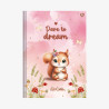Caderno Brochura Pequeno So Cute Fofo - C/ Adesivos Capa Dura 80 Fls