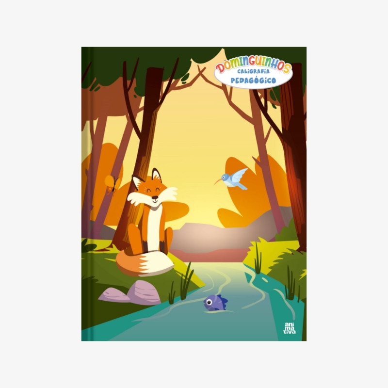 Caderno Caligrafia Infantil Doming Letra Bonita 40 Fls