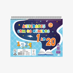 Caderno de Matemática: Números e Coordenação Motora PIMP 32 Fls