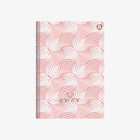 Caderno Brochura Pequeno Educativo Rosa Rose Capa Dura 80 Fls