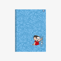Caderno Brochura Pequeno Turma da Mônica - Capa Dura 80 Fls