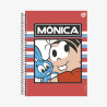 Caderno Universitário Turma da Mônica Capa Dura 1 Matéria 80 Fls