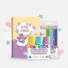Kit Escolar Candy Colors: Ursinhos Carinhosos